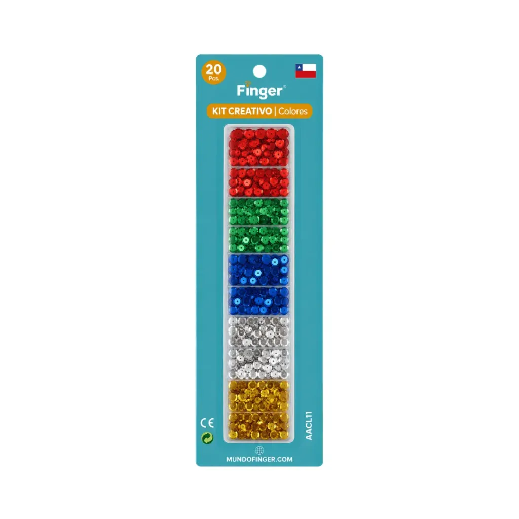 Set lentejuelas 20 unidades - Finger / AA1561
