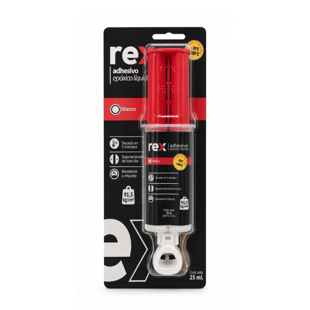 Rex Epoxico 12,5 ml jeringa x 12