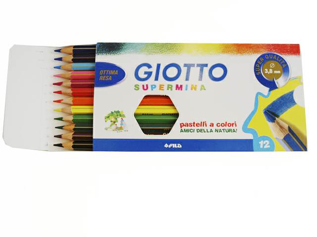  Lapiz Marcad Giotto Bebe X 12 Colores 460609