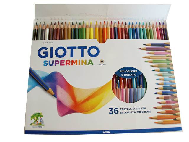 Giotto Supermina 36 Colores Estuche metalico