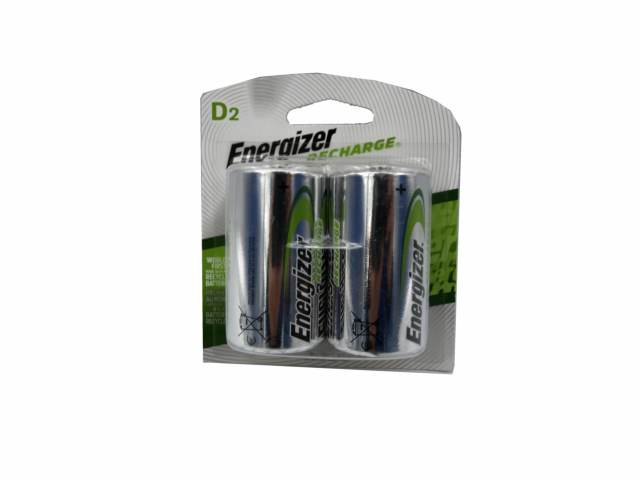  Pilas Recargable Energizer 1 5v Set X 2 D Grande