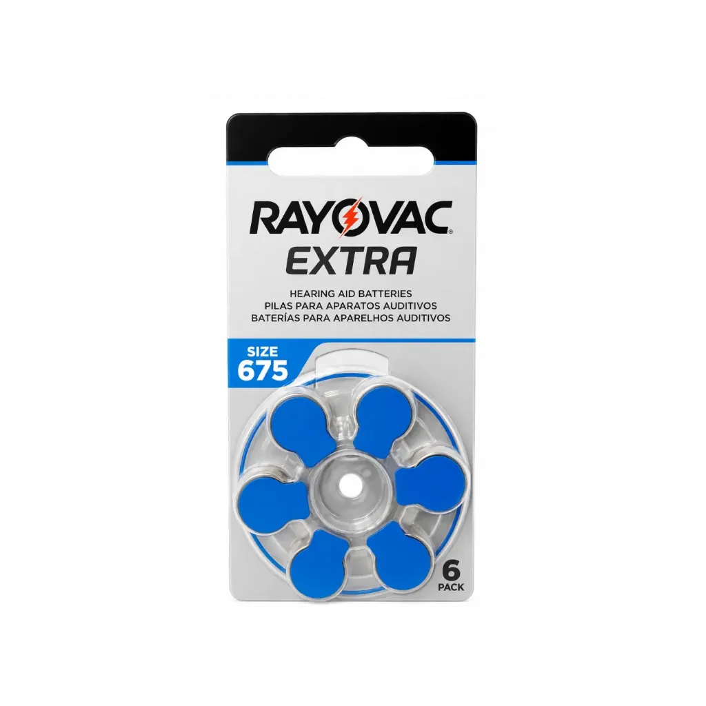 [1064] PILAS AUDÍFONO  AC-675 DISPLAY/6 - Rayovac