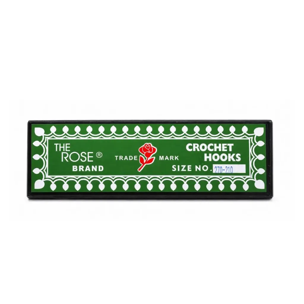 [1124] CROCHET TEJER ROSE 12/ 0.60MM 12 UN - Rose