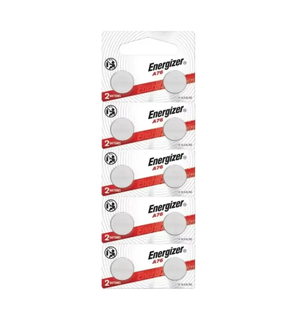 Pilas A76 reloj 1.5 volt 10 unidades (LR 44 AG 13) - Energizer