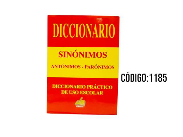 [1185] LIBRO DICCION SINON/ANTONIMOS H/BCA