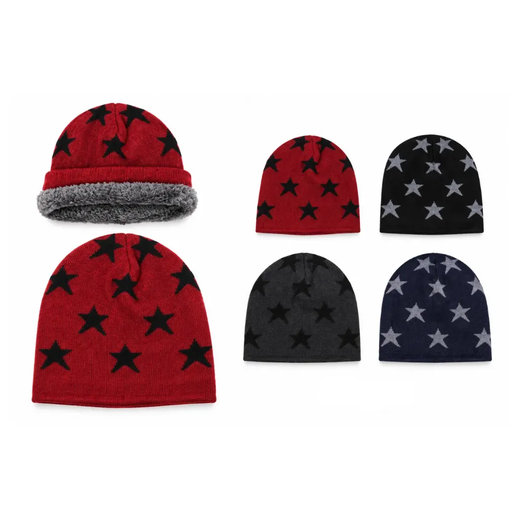 [1256] GORRO LANA ESTAMPADO C/POLAR VARON 951133 - Aladdin