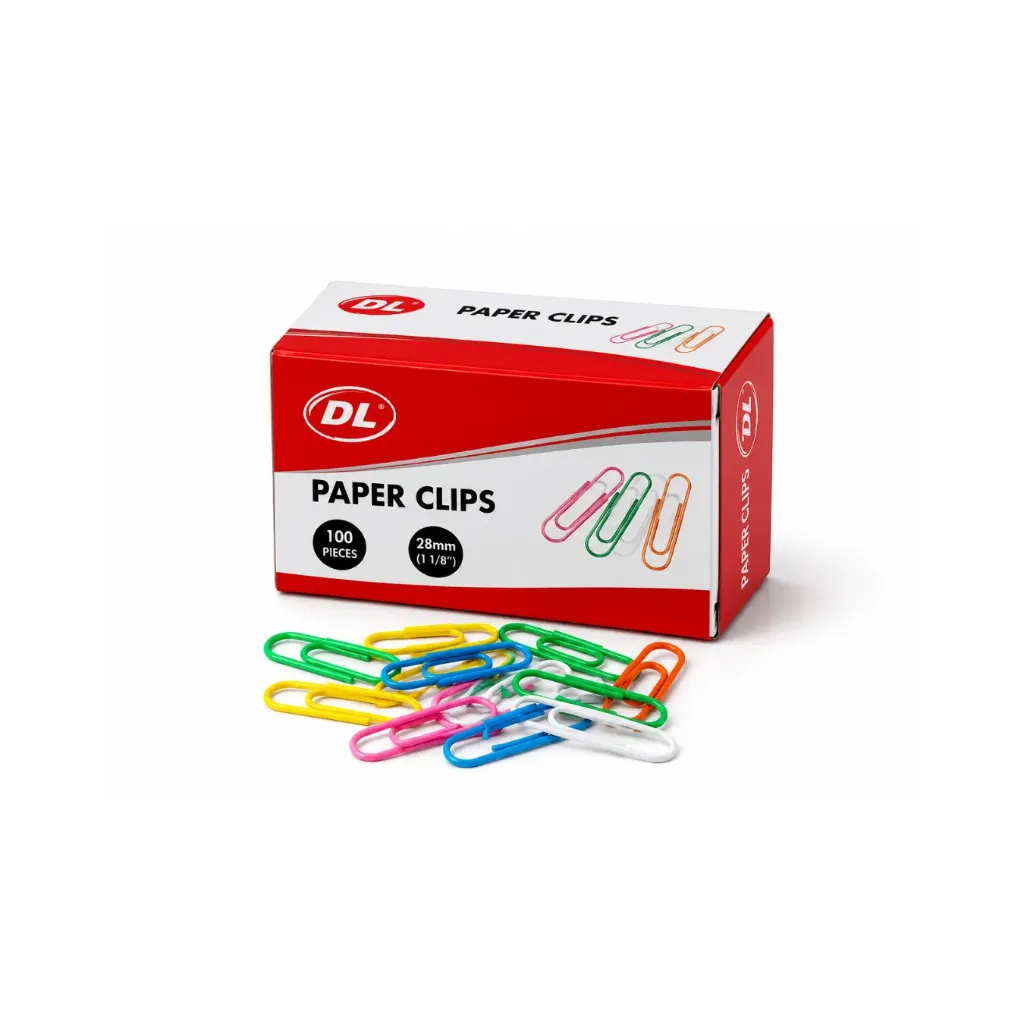 [127] Caja 100 unidades Clips colores 33mm - Finger