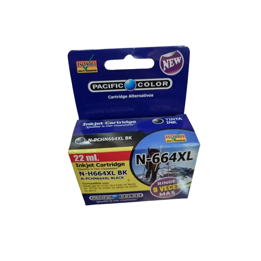 [1424] TINTA IMPRES HP PACI/COLOR 664XL BLACK