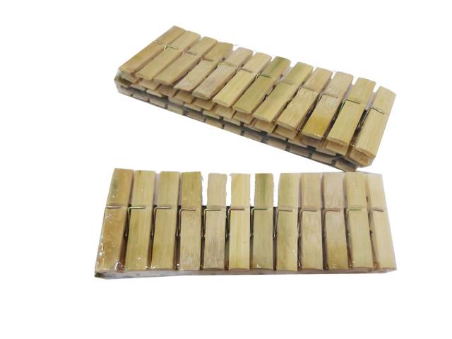 [1570] PINZAS ROPA HAND SET X 20 BAMBU - Hand