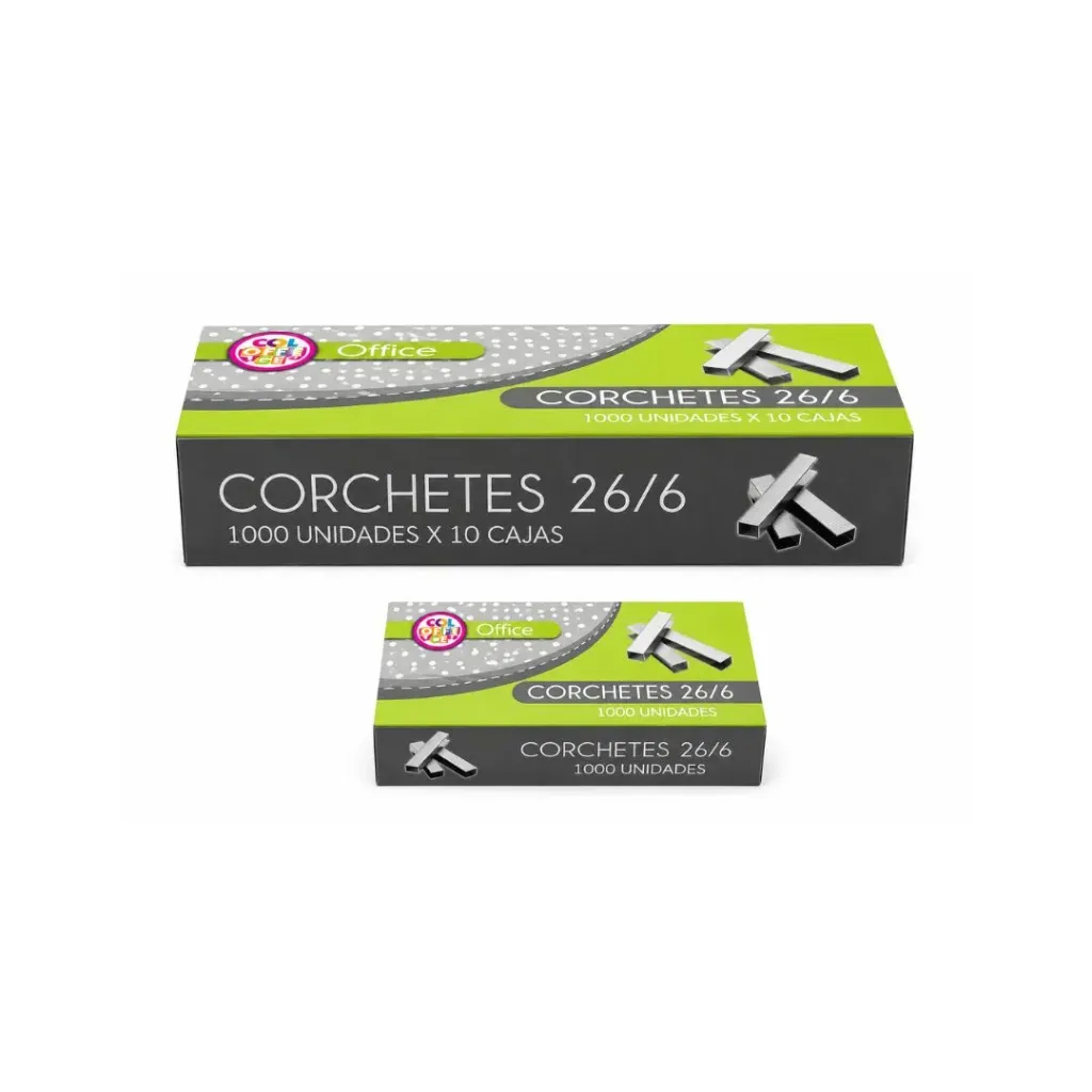 [159] Corchetes nº 26/6 1000 unidades - Arte top