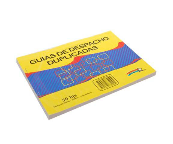 [1653] FORMULARIO BLOCK HALLEY GUÍA DESPACHO DUPLI 50 HJ