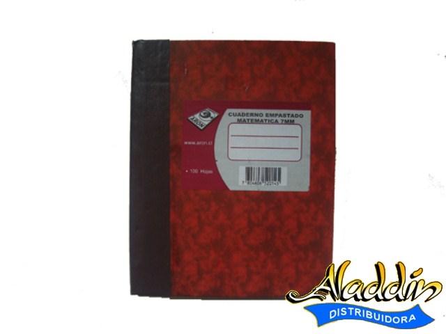 [169] CUADERN0S EMPASTADO REM MAT 7 MM 100 HJS CHICO