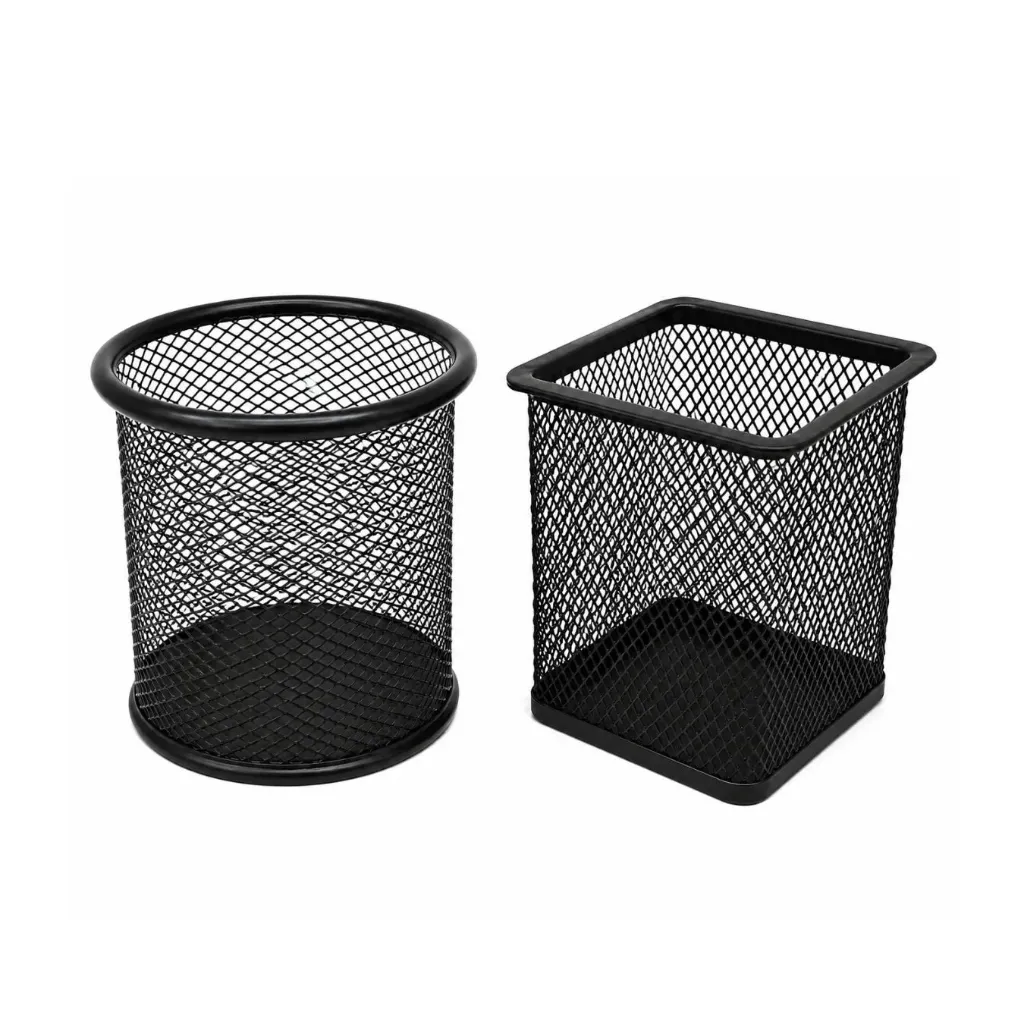 [1707] Porta lápiz malla metal mediano - Nuovo / 355249