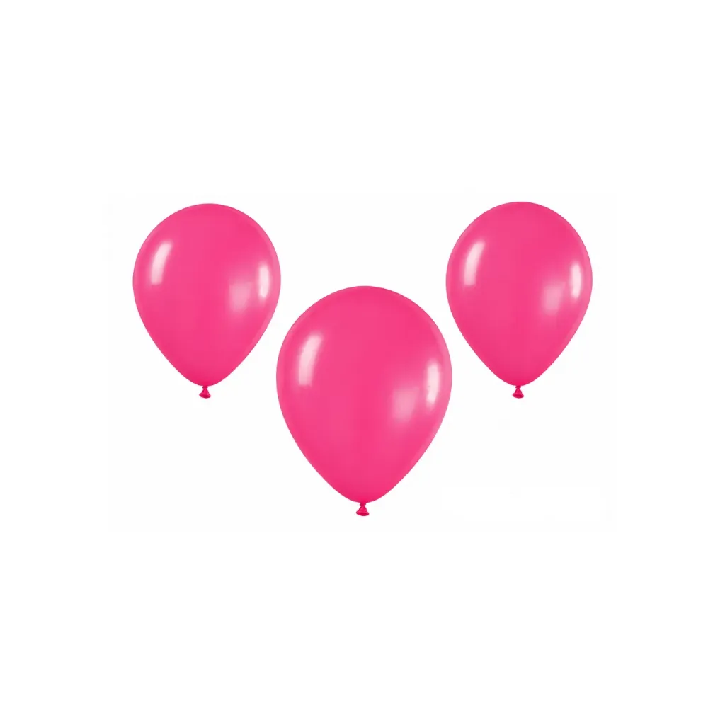 [1722] Globo unicolor Nº9 fucsia 50 unds -Nobel Star