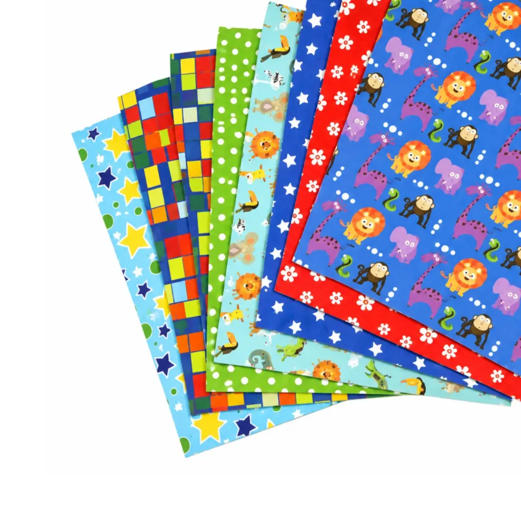 [1738] PAPEL LUSTRE PLIEGO PRO-ARTE ENTRETENIDO 55 X 77 SURT