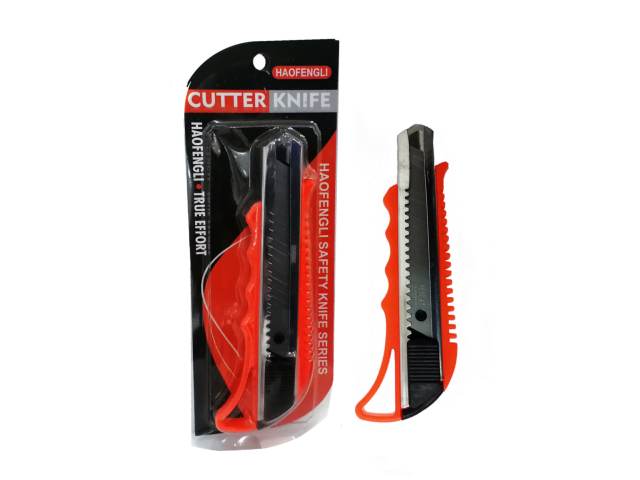 [174] CUCHILLO CARTONERO C/FRENO GDE CARRO/MET SIN REP