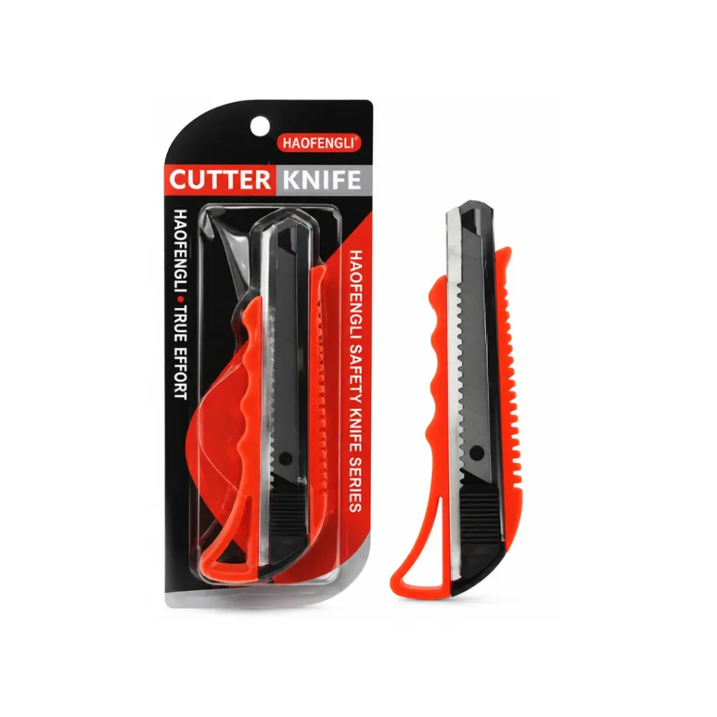 [174] CUCHILLO CARTONERO C/FRENO GDE CARRO/MET SIN REP