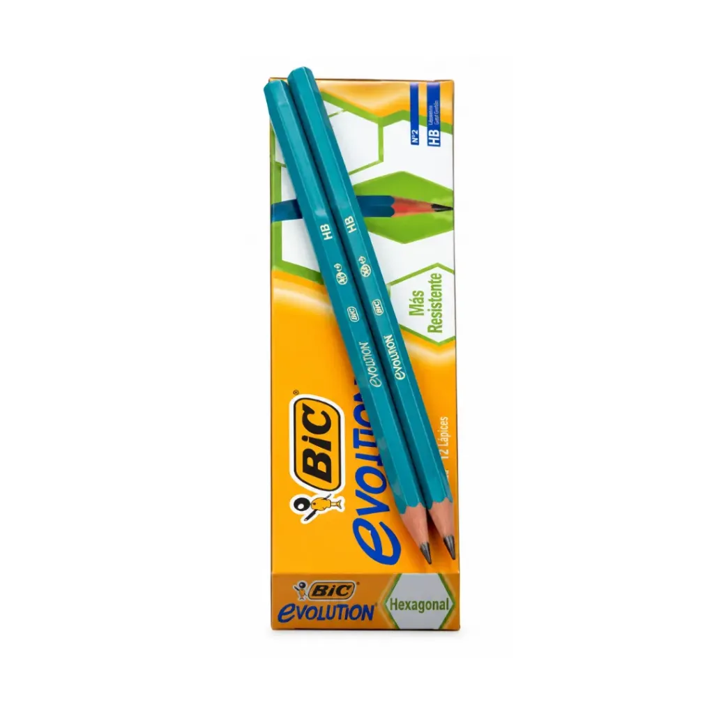 [1764] Lápiz grafito N°2 HB Hexagonal- Bic