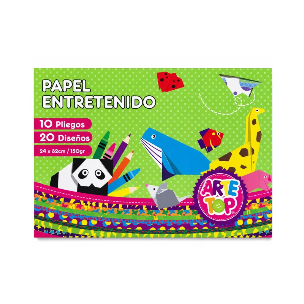 PAPEL  ENTRETENIDO BLOCK ART TOP  10 HJ A4