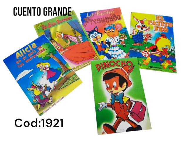 [1921] LIBRO CUENTO GRANDE TA3  8 PAGINAS SURT 