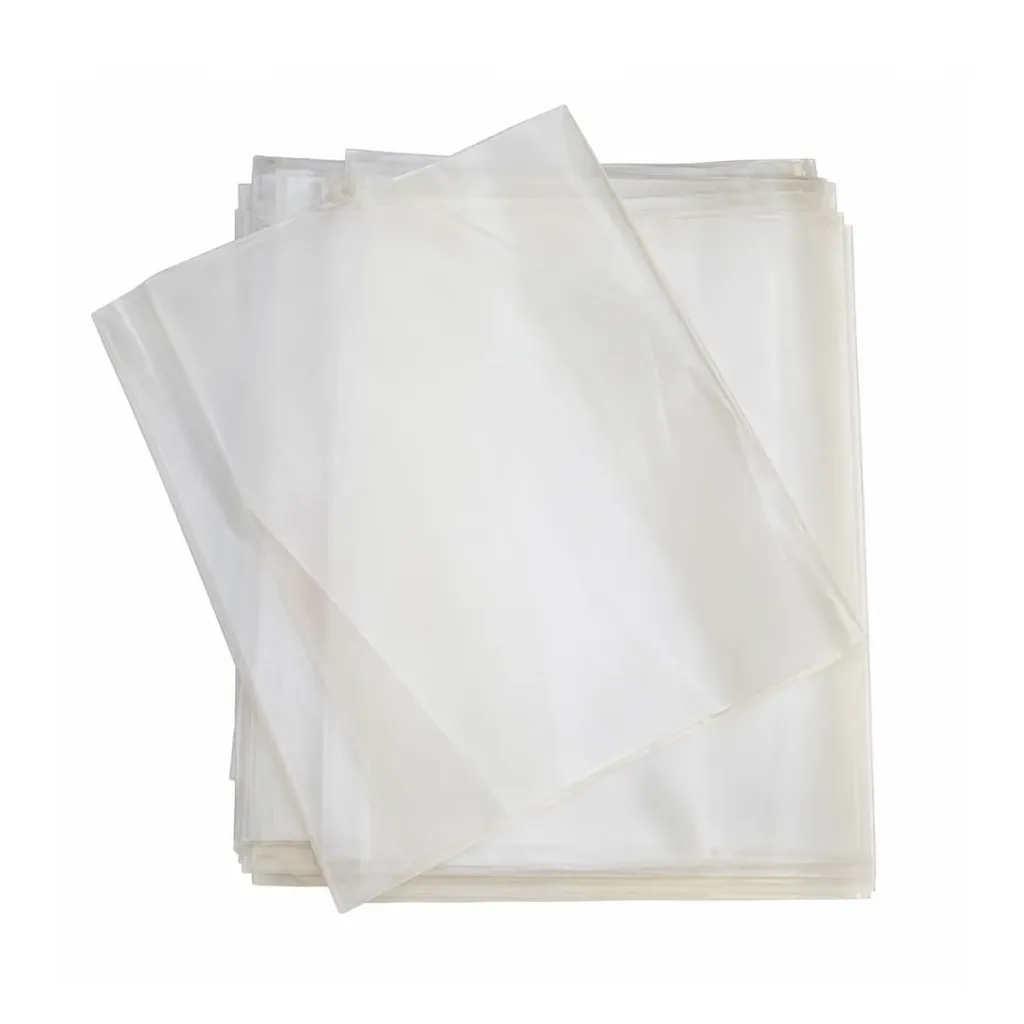 [201] FORROS POLIET DOBLEZ 32X20 0.10 MM TRANSP X 100 UN