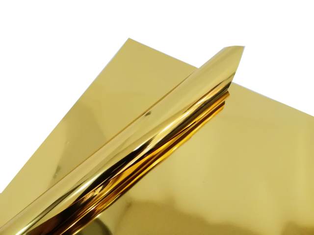 PAPEL  VINÍLICO JD 50X64 40MIC DORADO