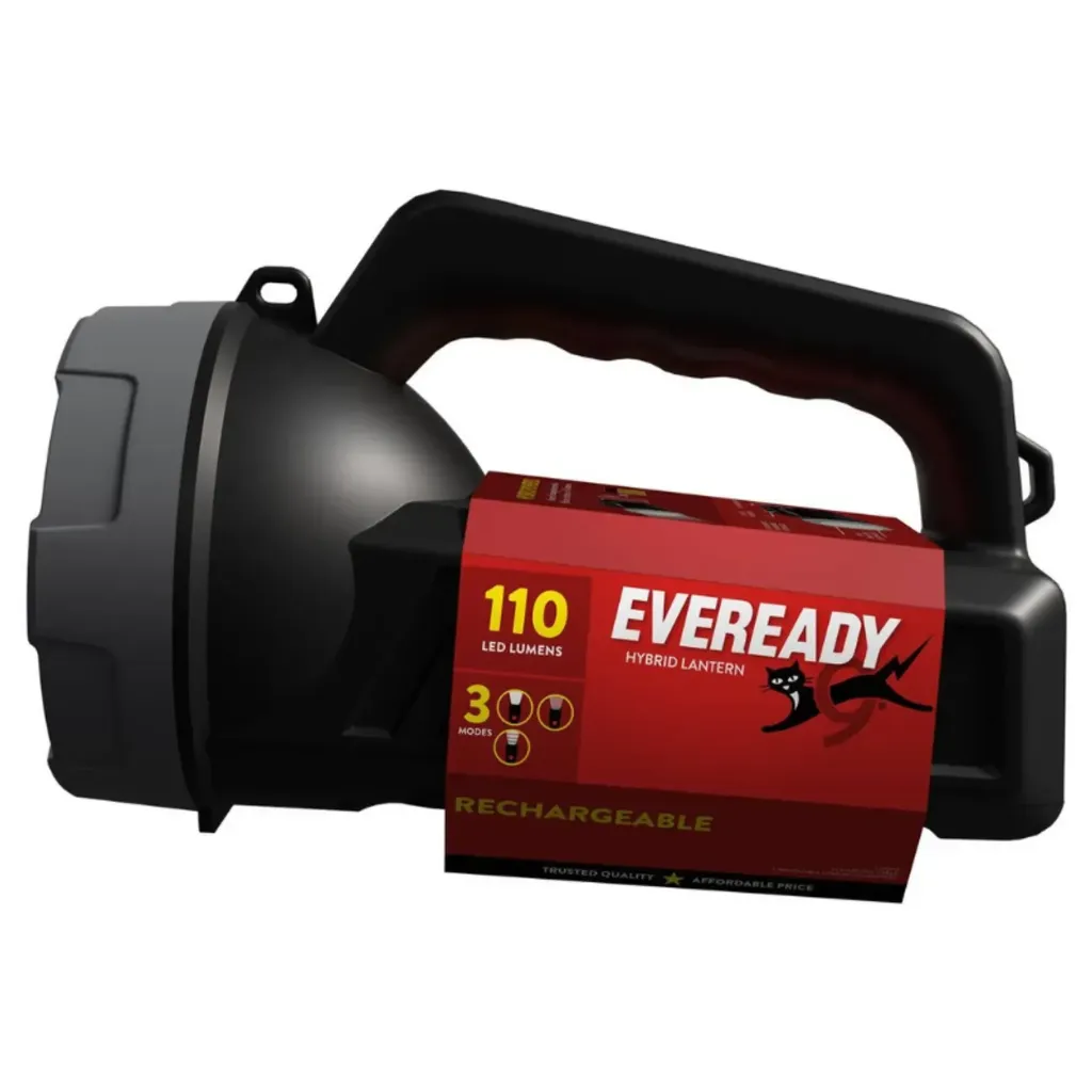 [2087] Linterna foco recargable 3 usos 110 lúmenes  - Eveready