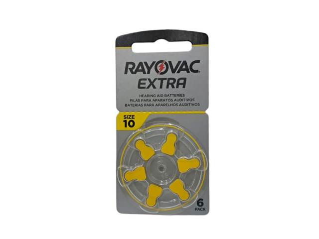 PILAS AUDIFONO AZ-10 DISPLAY/6 - Rayovac