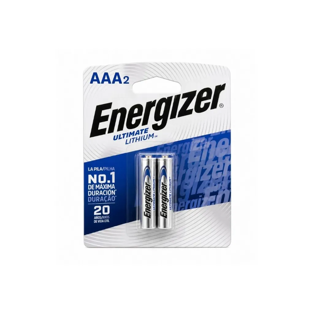 PILAS LITIO L92RP2 E1D18 ULTRA 2X AAA - Energizer