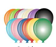 [2142] GLOBO SURT Nº12 LISO 50 UNDS AA3236-FINGER