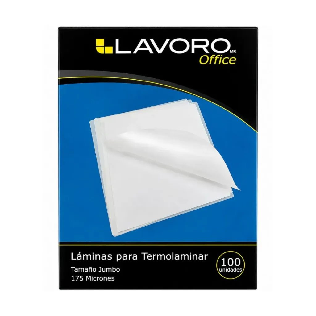 [218] LÁMINA TERMOLAMINAD 175 MIC 80*115 TRANSP - Lavoro