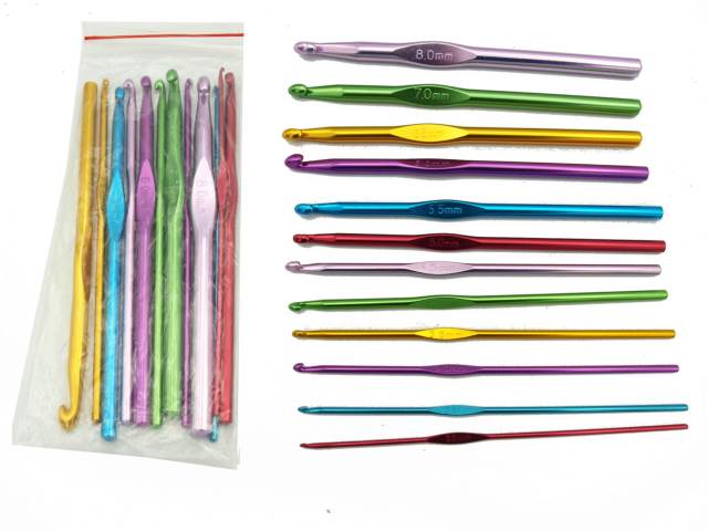 [2221] CROCHET SET SURTIDO Y COLORES 2080
