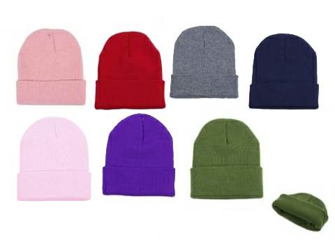 GORRO LANA  DAMA LISO DOBLE  950526