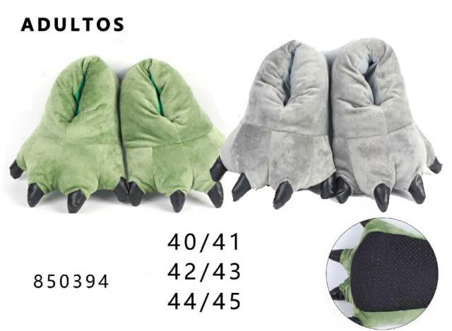 PANTUFLA GARRA ANIMALES GRANDE 36-45 - Aladdin