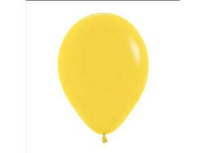 GLOBO UNICOLOR Finger Nº9  AMARILLO-FINGER