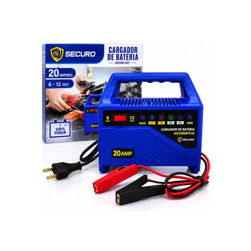 [2408] CARGADOR BATERÍA AUTO 20AMP 157365
