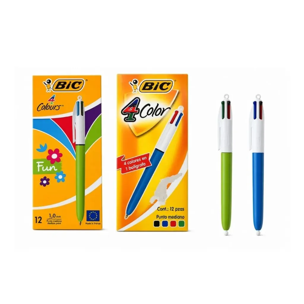 [270] Lápiz pasta colores 4 en 1 - Bic