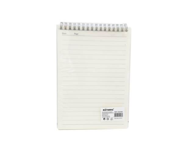 LIBRETA CUADERNO ESPIRAL A5  80H 250596 -Motarro
