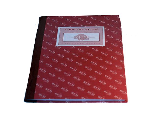 LIBRO ACTAS EMPASTADA 50 HJS COMP-REEM