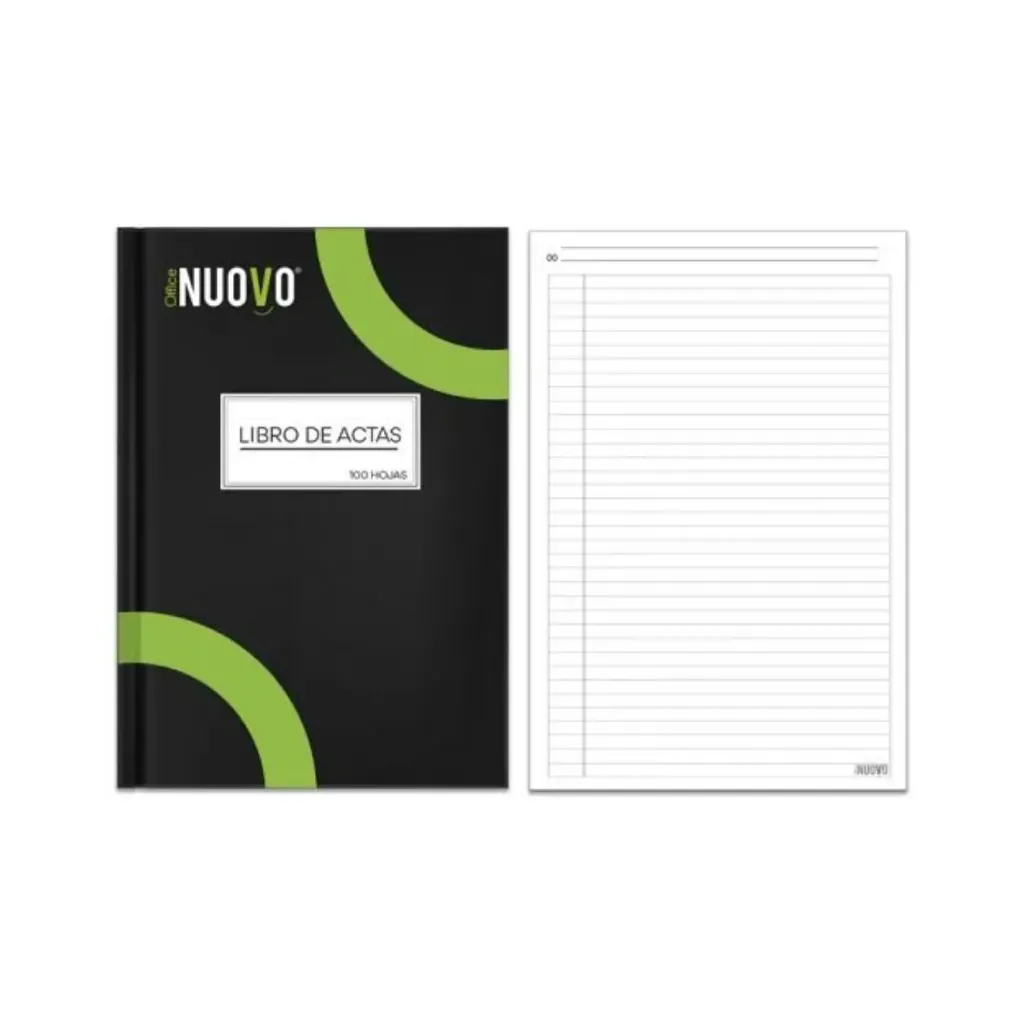 [299] Libro actas empastado cuadriculado 100 hojas - Nuovo