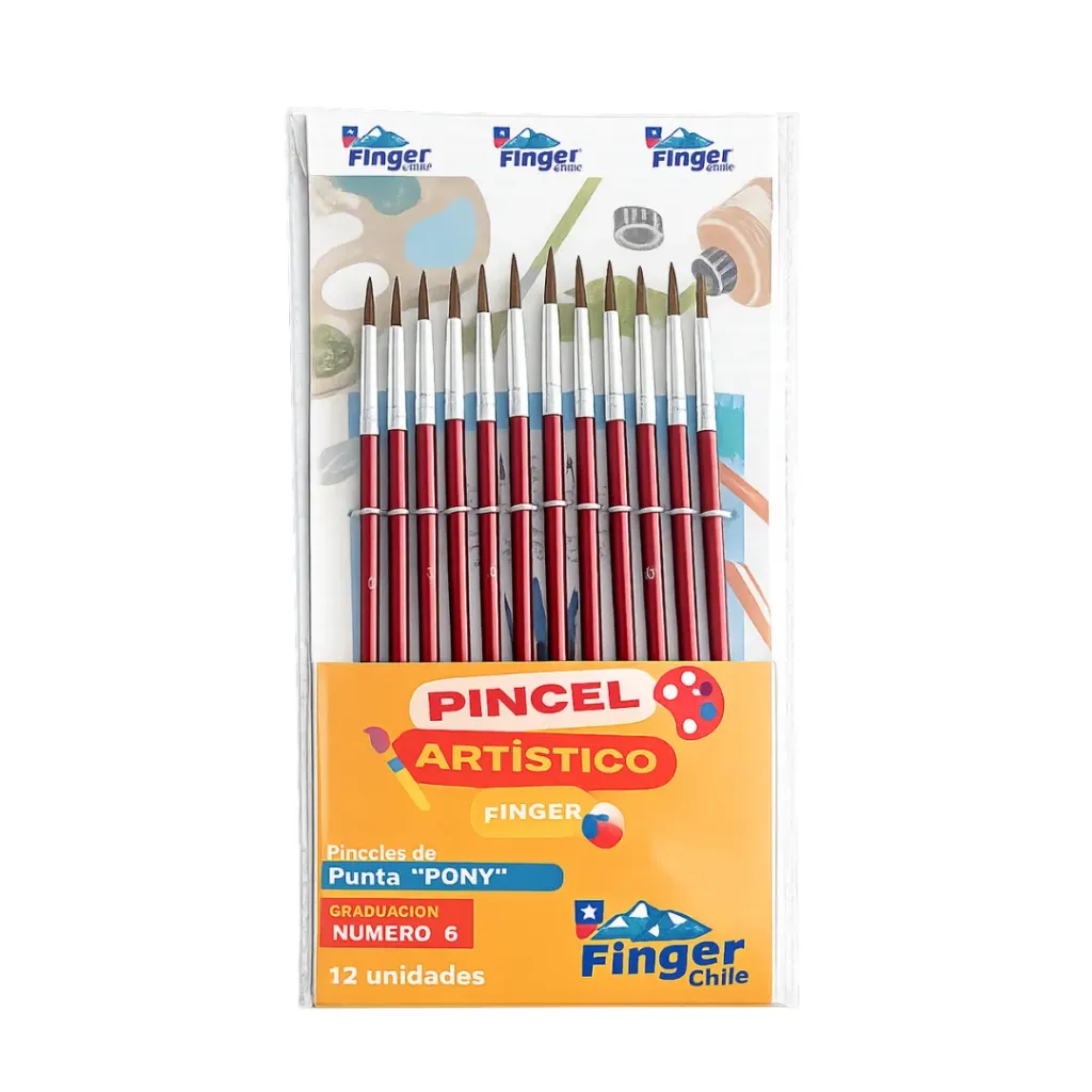 Pincel redondo pony Nº 6 - Finger / AA2508