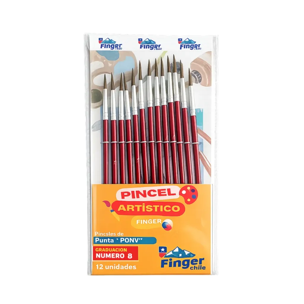 [377] Pincel redondo pony Nº 8 AA2510 - Finger