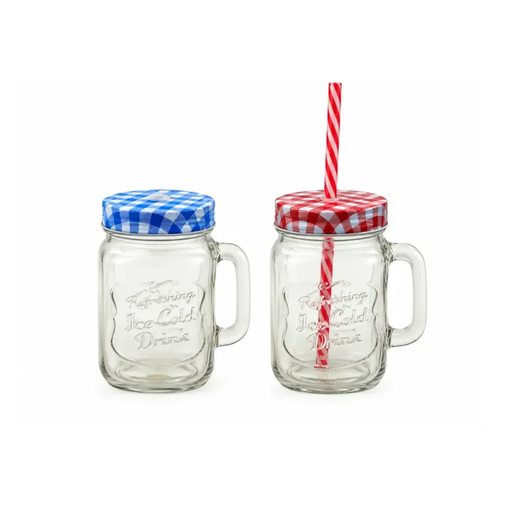 [403] Vaso con tapa y bombilla - Finger / AA3197