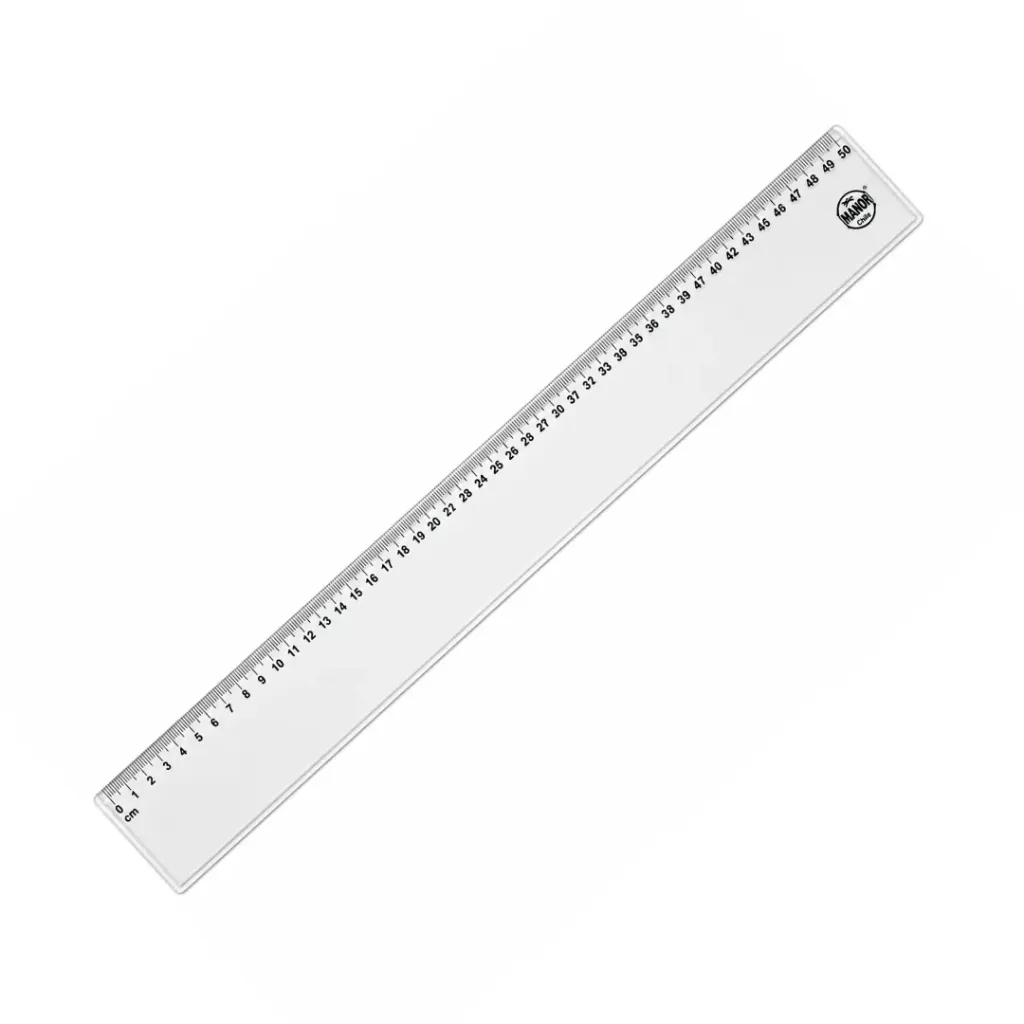 [422] REGLAS RECTA ALO 50 CM C/FUNDA TRANSP HUMO