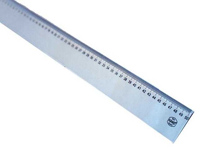 [422] REGLAS RECTA ALO 50 CM C/FUNDA TRANSP HUMO
