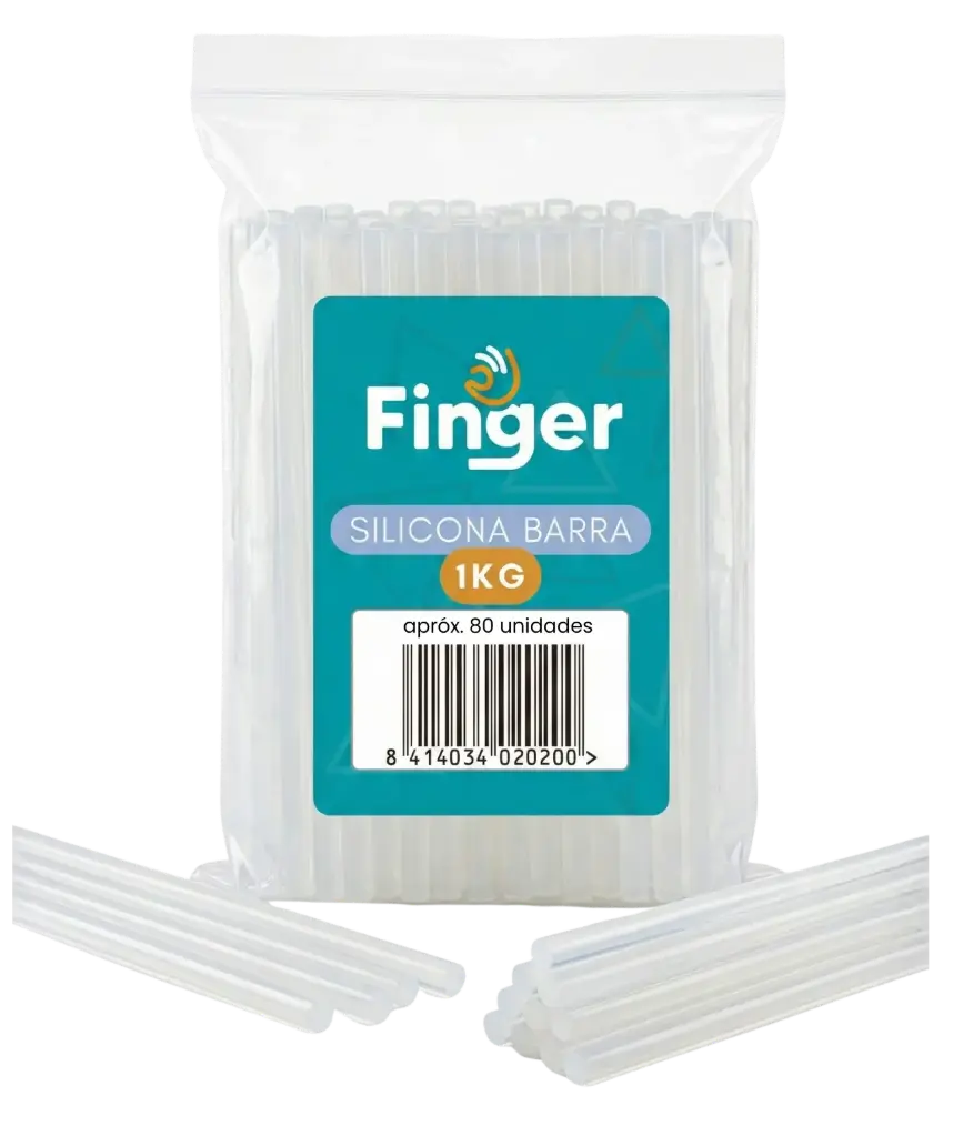 Silicona en barra 1 kg 80 uni AA0920-1 - Finger