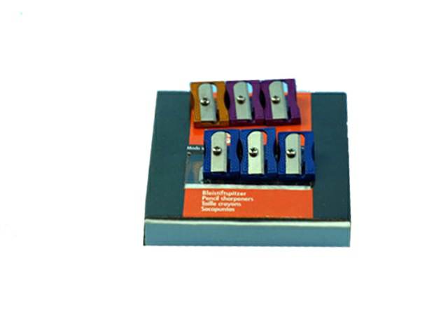 [440] SACAPUNTAS INOXIDABLE SIMPLE ACHAFLANADO ALO METAL