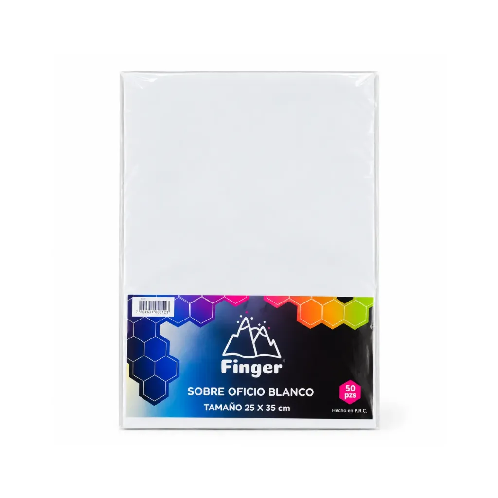 Pack 50 uds Sobre T.oficio blanco - Finger / AA3509