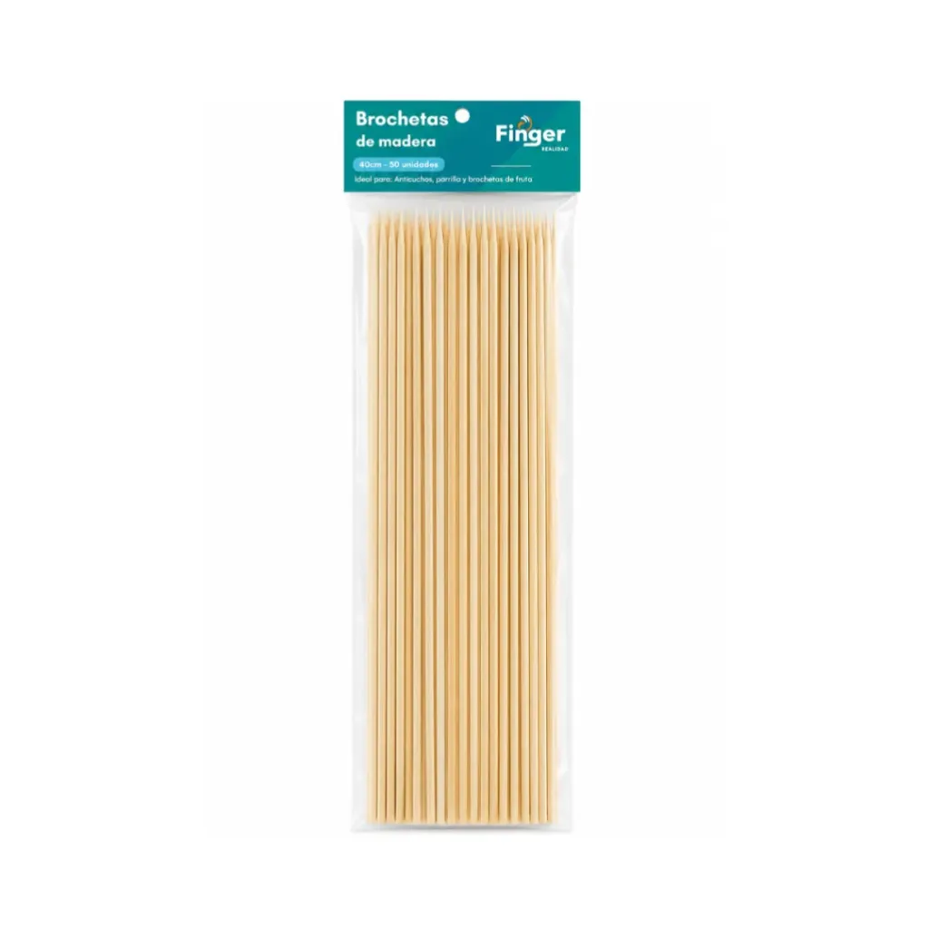 [463] Palo de brocheta 30 cm 90 unidades - Finger / AA4610
