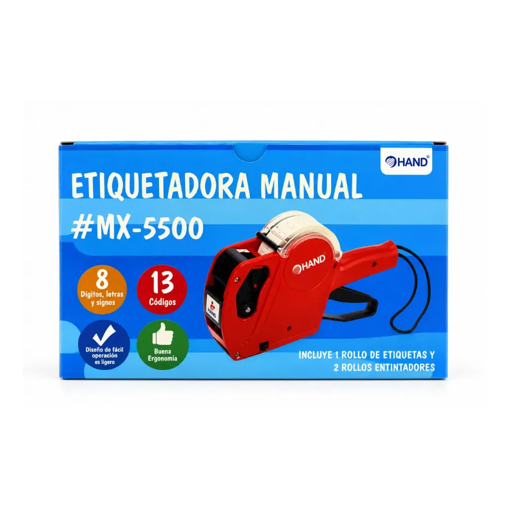ETIQUETADORA MANUAL HAND 8 DIGIT #PLY-9900 - Hand